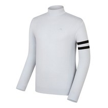 [테일러메이드]22FW 남성 소매 라인 포인트 하이넥 니트 TMSHL3122-920