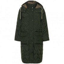 [바버] BarBOUR ALEXA 청네비스 퀼팅 여성 롱 코트