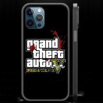 Grand Theft Auto GTA 5 게임 럭셔리 폰 케이스 아이폰 13 14 12 11 프로 맥스 XR X SE XS 7 8 플러스 실리콘 블랙 커버 Fundas