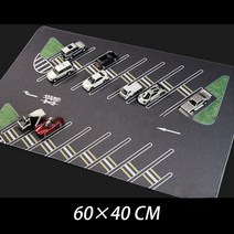 다이캐스트 주차장 자동차모형 토미카 디오라마 전시60cm 장면 매트 1:64 144, 차 없이