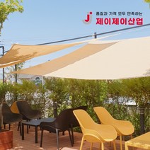 제이제이 유로피안 삼각 사각 선쉐이드 차광막 차양막 차광망 그늘막, 스트링로프