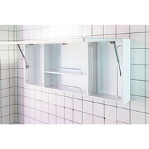 라비앙) 플랩장 화이트워시 1000*500 욕실장/쇼바장/욕실수납장/욕실상부장/라비앙욕실장/, 플랩장블랙1000, 수도권배송