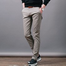 스댕클럽 남성용 치노 스판 사계절 면바지 PT0104