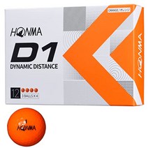 HONMA 혼마 골프 2022모델 D1 골프공 오렌지 12개 FF BT2201