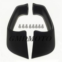 야마하 R1 R1M 볼트에 맞는 윙렛 설치 윙 프론트 페어링 다운 모토 부품 ABS 플라스틱, Matte Black