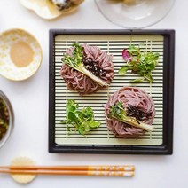 소바판 메밀 소바 그릇 모밀판 모밀발 다이 채반 그릇 트레이 원형 정사각 업소용 타나카, 사각