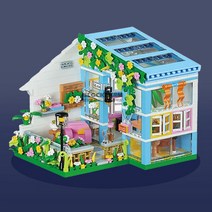 [블럭팜] 미니블럭 요정마을 DIY 하우스 키덜트 어린이 장난감 선물, DIY스위트홈