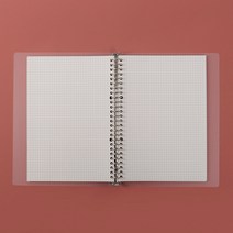 B5 모눈 바인더 바인더형 바인더링 자 속지 리필 노트