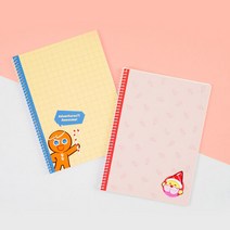 쿠키런킹덤 슬림스프링노트/245559 굿즈, 단품, 옵션:용감한쿠키