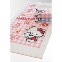 영신타올 Hello Kitty 헬로키티 러블리 세면 수건, 소라, 1개