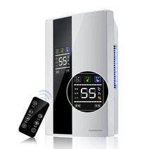 뽀송 공기 제습기 공기처정 전기세 저소음 제습 원룸 업소용 무소음 2.2l 홈 스마트, 110v, 영국 플러그