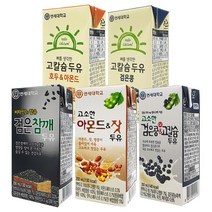 연세대학교 고소하고 맛있는 두유 5종 SET 검은콩 검은참깨 고칼슘 아몬드 잣 호두 뼈두유 식사대용 온가족 영양만점 건강음료, 01) 검은참깨 두유 200ml / 24입