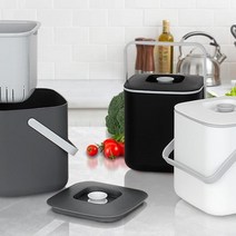 모던디자인 음식쓰레기통 분리수거용 잔반통 잔반처리, 상품선택, 음식물쓰레기통 블랙
