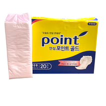 안심 포인트 속기저귀 골드 라운드형 3팩 6팩 8팩 12팩, 20매입, 3개