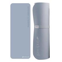 Lindywell 필라테스 매트 - 당사의 미끄럼 방지 요가 매트는 두께 10mm 길이 1.8m(6피트) 및 너비 66cm(26인치)로 운동과 스트레칭 시 지지력 안정성 및 충분, Sky Blue