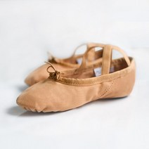 리듬체조슈즈 전문 슬리퍼 캔버스 부드러운 단독 배꼽 요가 체육관 발레 댄스 신발 여자, 낙타, 32