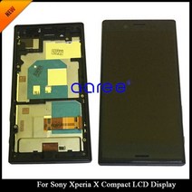 테스트 등급 AAA 소니 Xperia X 컴팩트 LCD 디스플레이 F5321 스크린 터치 디지타이저 조립, 화이트 with frame