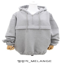 스피카 여성용 무지 크롭 후드티