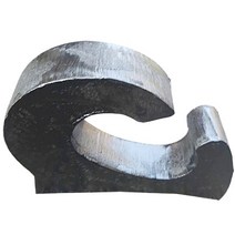 보트하드웨어나사 잠금 걸쇠 1t--8t g80 굴삭기 버킷 용 용접 리프팅 후크 소형 테레빈 유 후크 견인 호이스트 크레인 윈치 부품 해양, 1t 2개