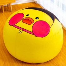 공의자 대형빈백 소파 빙백 벌룬빈백 빔백 야외, 오리-75*45센티