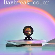 무드등16rgb USB 일몰 프로젝터 램프 무드 조명 거실 침실 야간 룸 장식 바 분위기 사진 배경, 05 Mini daybreak color