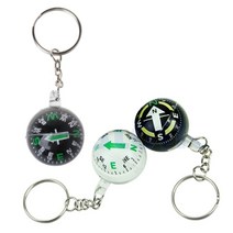1pc 20mm 버튼 형상 야외 캠핑 하이킹을위한 작은 미니 생존 나침반, 검은색