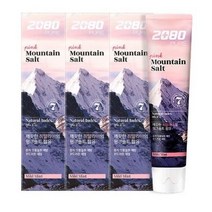 2080 퓨어 마운틴 핑크 솔트 치약, 160g, 3개