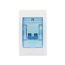 GHSHOP 배전 보호 상자 쉬운 설치 정션 박스 2-3 가지 방법 전기 상자 타이머 차고 창고 회로 차단기 용 벽걸이 형, 80mmx65mmx130mm, 하얀, 플라스틱