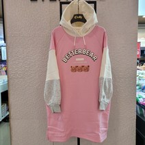 신디키즈 겨울필수 아이템!! 원피스를 좋아하는 공주들에게 잘 어울리는 간절기부터 입기 좋은 따뜻하며 포근한~~ 융기모 배색 원피스 CIOM22T02 - 7954