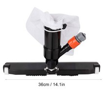 Swimming Pool Vacuum Cleaner Cleaning Disinfect Tool Suction Head Pond Fountain Spa Pool Vacuum Clea, 01 Black