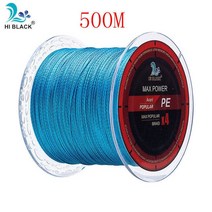 볼링 아대 볼링용품 손목신제품 2019 M 300M 500M 4 가닥 8-80LB 꼰 낚싯줄 PE 다목적 브레이드 라인 와이, 09 Blue 500M_08 27LB 0.22MM