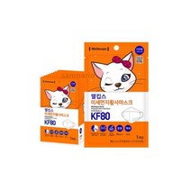 웰킵스 미세먼지황사마스크 중형 KF80, 5개입, 5개, 백색