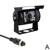 방수 18 LED 자동차 후방 보기 카메라 12V 24V 버스 트럭 모터홈 밴용 주차 백업 IR 야간 투시경, China+A