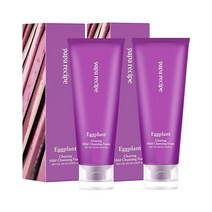 PAPA RECIPE RIGHT FOR SKIN 클렌징 폼 2팩 민감한 피부용 파파레시피 에그플랜트 모이스쳐라이징 건성 피부용, purple 2