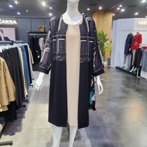 막스카라 페이크 앙상블 정장 박스 원피스 M23QWO310