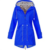 30대 여성자켓 s-5xl 윈드 브레이커 코트 비옷 야외 방수 후드 비옷 봄 40대