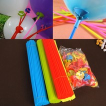 풍선막대 홀더 스틱 세트 100p, 풍선막대세트