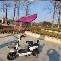 오토바이 스쿠터 차양막 캐노피 햇빛가리개 스쿠터 가림막 그늘 지붕덮개 바람막이, H