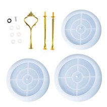 Jewelry Making Tools 주얼리 만들기 도구 장비 툴 1 conjunto Bandeja de Frutas de Cristal Epóxi Molde de Três, -1