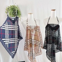 [미스블혹]체크 에티켓손수건3개 셋트 앞치마손수건 빅사이즈 손수건