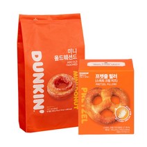 [던킨도너츠] 프렛즐 필러 스위트 크림치즈 4개+미니 올드훼션드 10개 (총 14개), 상세 설명 참조