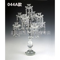 럭셔리 크리스탈 파티 촛대 레스토랑 샹들리에 램프 장식 캔들홀더 연회장, C