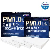 PM1.0 나노원단 자동차 에어컨 필터 쏘렌토R / 뉴쏘렌토R 전용 A106*3개, 3개입, 쏘렌토R / 뉴쏘렌토R A106