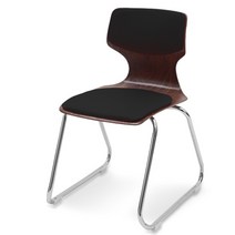 체어포커스 하이팩 CF-104A 소 공부의자 방석/등받이패드 인조가죽, 블랙