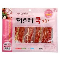 미스터쿡 강아지 간식 스테이크, 오리, 300g, 42개