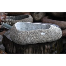 대형 물확 돌확 돌수반 도자기 연꽃 꽃꽃이 수반 수경 수생 식물 연꽃 특이한 화분 인공연못, 오렌지5781