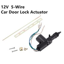 범용 자동차 중앙 도어 잠금 액추에이터 자동 모터 건 2 와이어 2P 5, [02] 5 Wire, 02 5 Wire
