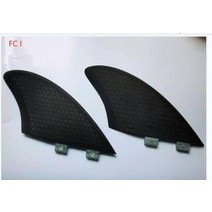 서핑 섬유 유리 트윈 킬 서핑 보드 핀 서프 핀, 02 Gray FC I