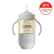 유피스) PPSU 빨대컵 6M+ (260ml 그레이)_M924