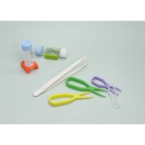 아이팜즈 콘텍트렌즈집게 소프트 하드 써클 렌즈집게 렌즈용품, 중형 노란집게(1개)